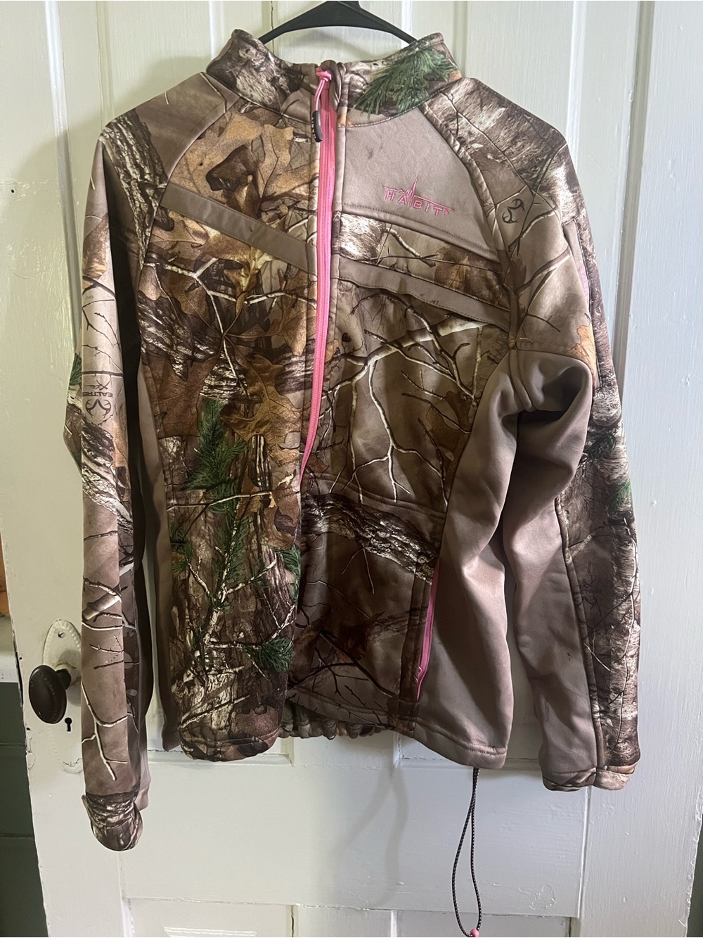 Realtree Camo Jacket with Pink Logo Tag